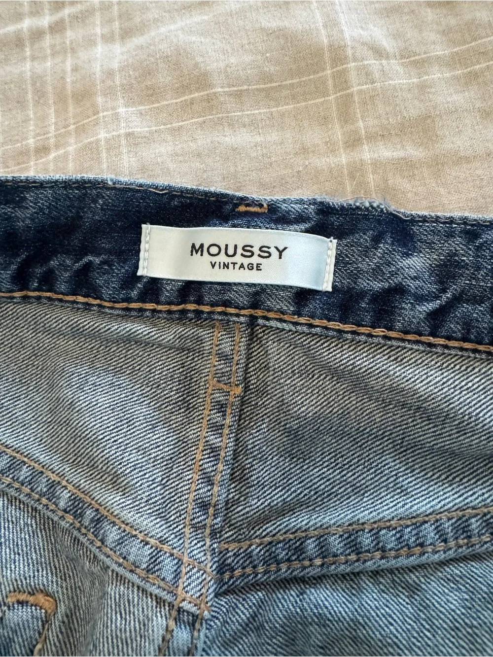 Mousse Vintage Distressed Denim Shorts
